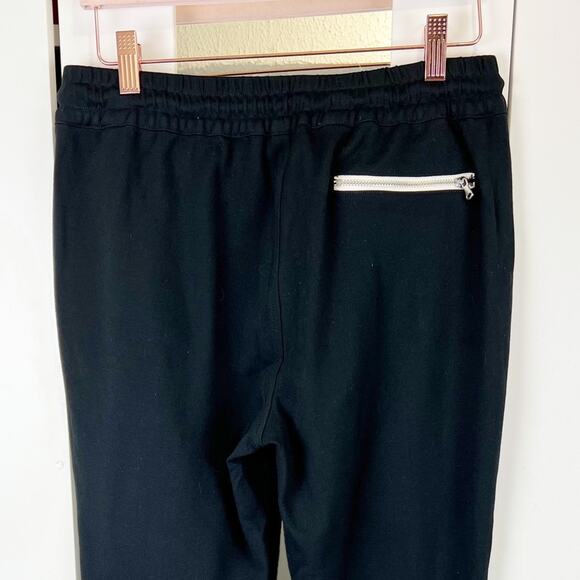 Paige Francesco Drawstring Black Jogger Pants Size Small - Picture 9 of 14